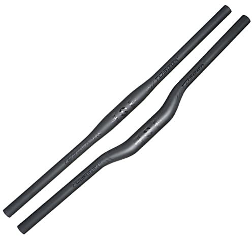 31,8 mm hochfester, superleichter Vollcarbon-Mountainbike-Lenker 3K glänzende/matte Oberfläche 580-760 mm Backsweep 5° Flat Bar Riser Bar MTB-Zubehör MTB-Lenker,Matt black,Riser Bar 740mm