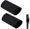 NQEUEPN 2pcs Hand Microphone Elastic Sleeve for Sony TX650/660 Recorders, Mic Handle Sleeve Cover Protector Accessories for Wedding Vlog Stream Live