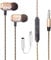 AMPLE For Nokia C12 C22 C32 X30 G60 C21 / Nokia G42 G11 G21 X20 X10 G10 G20 Earphone - Wired Bass Stereo In-ear Headphone (USB C To 3.5mm Jack Adapter Included) Headset Earbuds (GOLD)