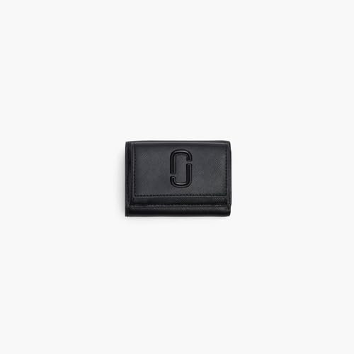 MARC JACOBS Damen The Mini Trifold Wallet, Schwarz
