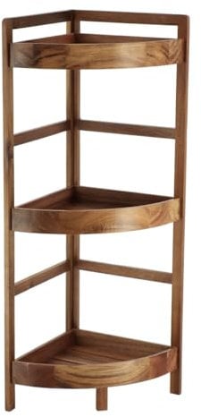 Tendance Eckschrank 3 Regale akazie - akazie