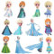 Cartoon Diamond Painting Set Kinder, 12 Stück Diamont Painting Sticker Mädchen, DIY Prinzessinnen Aufkleber, Crystal Art Buddies mit Werkzeugen, Anime Diamantmalerei für Kinder Spielzeug Geschenke