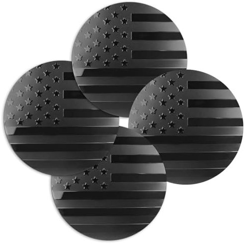 Autonaben-Radmittenabdeckung, Autofelgen-Mittenabdeckungsdekor,4 Stück Auto Radnabe US Flagge Abdeckung Felgen | Wasserdichter Auto-Außenaufkleber, patriotisch, für Limousine, SUV, Wohnwa