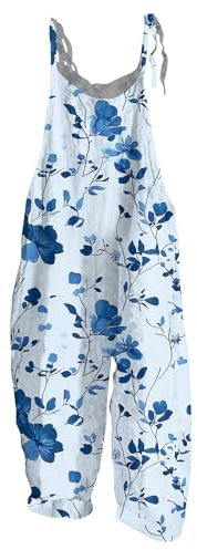 GUTOUWAN Hippy Clothes For Women Plus Size Summer Clothing For Women Bohemian Embroidered Dress Womens Overalls Short Dungarees For Women Uk Shawl Drawstring Lace Maxi Dress Dungarees Women Ladies
