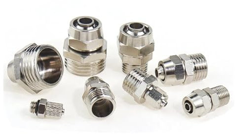 HUJWLBWF 1PC OD 4/6/8/10/12mm Hose Tube M5/1/8''/ 1/4'' 3/8'' 1/2'' Male Thread Pneumatic Fittings Quick Joint Coupler Connector(PC6-03)