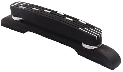 Akustische Gitarre Teile Ebenholz Brücke Einstellbare Höhe for Hofner for Jazz Gitarre Accs