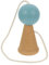 DIKACA Geschicklichkeitsball holzspielzeug hühner Blaues Kendama spielsachen Einzelspielzeug verschleißfestes Kendama- Interessantes Kinderspielzeug Blue