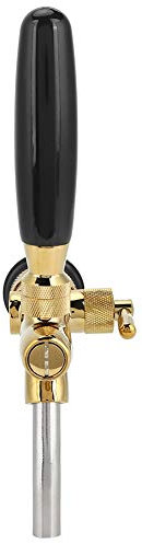 Nikou Rubinetto per birra regolabile con filettatura G5/8, attrezzatura in acciaio inox in ottone per bar e ristoranti, distributore di birra e rubinetto barile, Accory bar