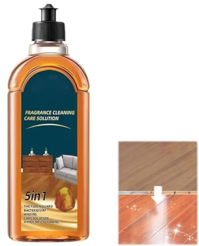 Detergente per pavimenti antimacchia e antiodore, potente detergente decontaminante per pavimenti, lucidante e rigenerante, brillantezza naturale, rimuove i graffi (1 pezzi)