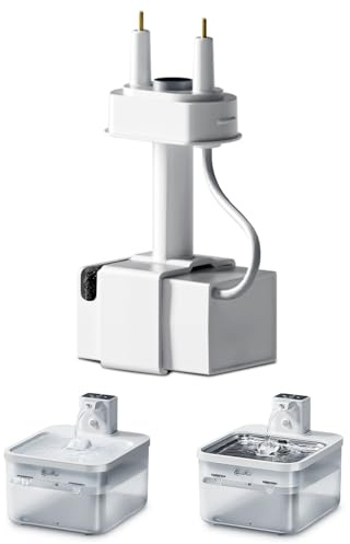 DownyPaws Cat Wasserbrunnenpumpe für DPWFP6-ABS SUS, Weiß