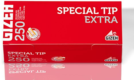 Gizeh Special Tip Extra 250er Box Filterhülsen 16 Boxen (4.000x Tubes)