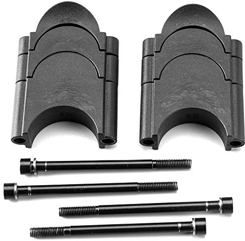 DEDA-ELEMENTI Unisex-Adult Nero KIT Spessori Poggiagomiti 55mm per Fastblack2 e, BLAU