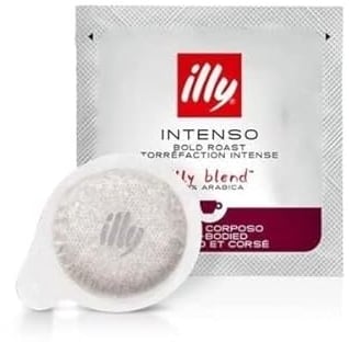 CAFFE' ILLY TOSTATO IN CIALDE MONODOSE E.S.E. CONFEZIONE DA 200PZ CONFEZIONATE SINGOLARMENTE (Nero Intenso)