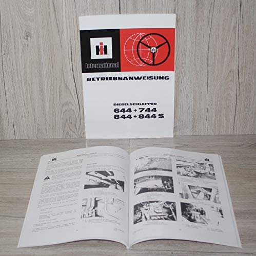 IHC Betriebsanleitung Bedienungsanleitung Traktor 644 744 844 844S
