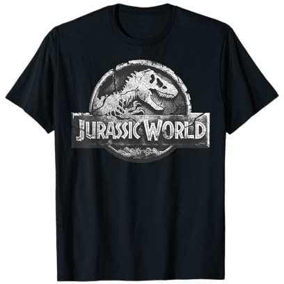 Jurassic World Two Return Stone Logo Maglietta