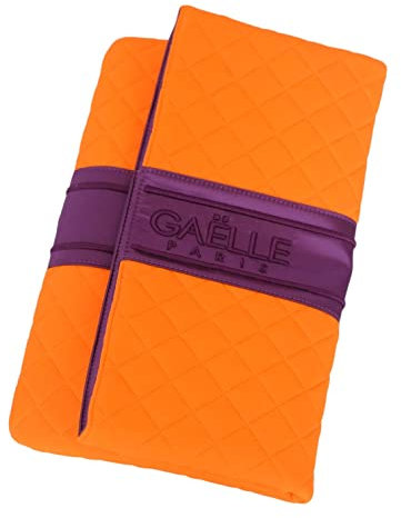 Gaelle Donna Pochette Maxi Trapuntata In Neoprene Con Banda Gbadp3780 Multicolore ARANCIONE VIOLA ARV