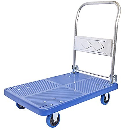 Carrello da trasporto PIATTAFORMA PIETTA 'PIETTA PIETTA PIEGA PIEGA PIEGA E PIACCHETTO PLASTICA CON RINFORZO ACCIAIO for INTERNO E OTTORIA MOVIMENTO 660LB Capacità di carico Carrellino con pianale (S