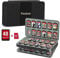 Paobas 48 Slot Game Card Case for Nintendo Switch Game Cards and Mirco SD Memory Cards, Portable Switch Lite/OLED Game Memory Card Storage Holder