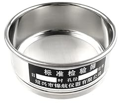 INTCHE Diametro 10 cm 10-2800 Setaccio a rete in acciaio inossidabile 304 maglia ferro telaio cromato setaccio standard è adatto per laboratori industriali 1 pz (colore: 80 mesh)