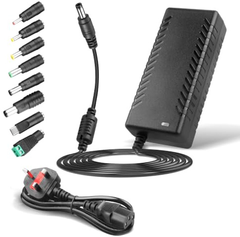 LeTaoXing 24V 4A Power Supply 96W Adapter Replacement 3.5A 3.3A 3A 2.5A 2A | UK AC 100-240V to DC 24 Volt 4 amp Transformer Converter for Massage Chair LED Strip CCTV Camera LCD Monitor