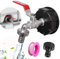 Bikasun IBC Auslaufhahn, 1000L Wassertank Wasserhahn aus Legierung Kugelhahn mit 1/2 Zoll Anschluss IBC Adapter für Wassertank Wasserhahn, Regenwassertank IBC Tank Zubehör
