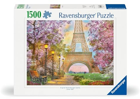 Ravensburger Puzzle 12000694 - Verliebt in Paris - 1500 Teile Puzzle für Erwachsene und Kinder ab 14 Jahren, Puzzle mit Paris-Motiv
