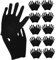 Veemoon 12 Paare Angelhandschuh einheitliche Handschuhe Winterhandschuhe damen Handschuhe für Männer feuchtigkeitsspendende Handschuhe Schutzhandschuhe Fingerlos Baumwoll-Handschuhe Mann