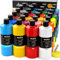 Nicpro 24 Colors Large Acrylic Paint Set, Acrylic Paints (8.45oz, 250ml) Artist Painting Supplies Bulk Non-Toxic For Multi Surface Canvas, Wood, Poster, Glass, Paper, Crafts, Hobby with Color Wheel