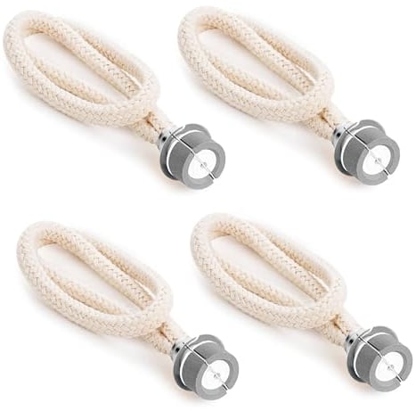 4 Stück Docht für Lampe Berger, Ersatz-Docht für Öllampe, Öllampe Docht Ersatz Luft Kontrolle Katalytischer Brenner Lampe Docht für Brenner Diffusor Aromatherapie Heim Dekoration, Silber