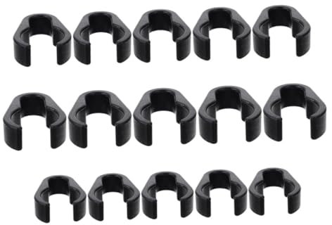 ifundom 60pcs Cable Hooks Microphone Management Clips for Stands Xlr Gaming Mic Accessory Clip for Mic Cable Storage