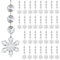 BelleVive 30 Stück Schneeflocken-Christbaumschmuck, hängende Schneeflocken-Ornamente aus Acrylkristall, Schneeflocken-Stern-Weihnachtsschmuck, Weihnachtsbaum-Winterwunderland-Dekor