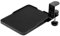 Laroal Mouse Tray Clip Under Desk Mouse Platform Clip Slide Out Ergonomic Mouse Tray Extender Slide Out Black