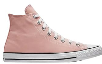 Divadames Womens High Top Lace Up Flat Canvas Pumps Ladies Casual Plain Shoes Size (Pink, UK Footwear Size System, Adult, Women, Numeric, Medium, 6)