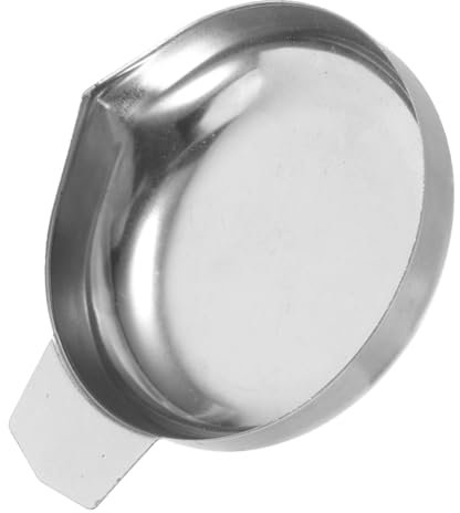 Sewroro Diamant Waageschale Aus Edelstahl Taschenwaage Messbecher Aufkleber Medizinwaage Karat Waageschale Elektronische Waage Mini Präzisionswaage Schalen