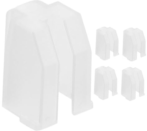 Record Player Needle Covers 5pcs Plastic Stylus Protectors | Turntable Stylus Guard, Easy Replacement, Record Protective Sleeves for Phonograph Needle