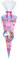 Ursus 10040001 - Diamond Painting Schultüten-Bastelset Easy Line Fancy Unicorn, Rosa, 6-eckig, aus 3D-Colorwellpappe, 68 cm, Durchmesser ca. 20 cm, zum Basteln einer Zuckertüte