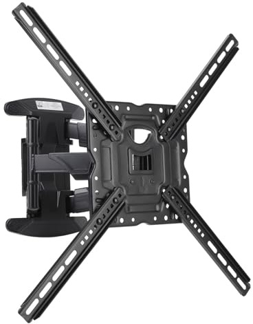 Jiawu TV Wall Assembly Full Motion TV Bracket Offers Versatile Advertising Adjustments for 32 to 75 -inch with Cable Management