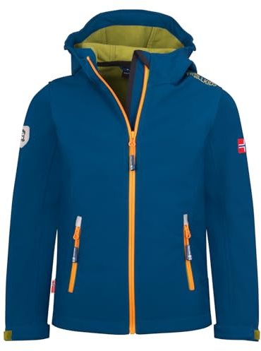 Trollkids Kids Trollfjord Jacket 98, Madeira Blue