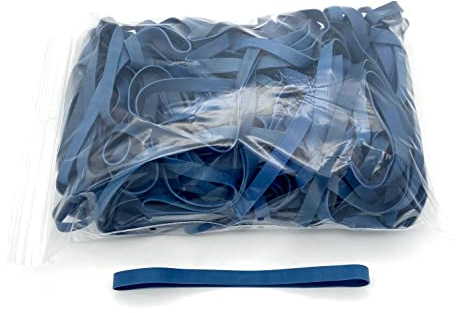 Progom - Gummibänder - 200(Ø127) mm x 10 mm - blau - 1kg beutel