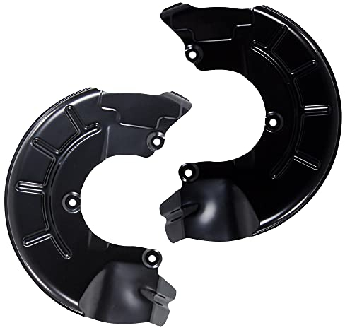 BESTPRICE 2x Ankerblech vorne links & rechts Spritzbelch Deckblech für Bremsscheibe