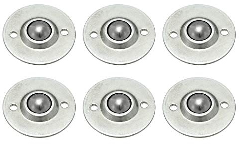 sourcingmap Ball Transfer Bearing Unit 5/8 Inch Load 33Lbs for Transmission Pack of 6