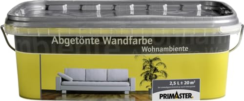 Primaster Wandfarbe Wohnambiente 2,5L Curry Matt Innenfarbe Deckenfarbe