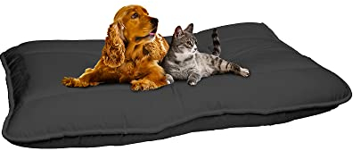 Elegant Hundekissen Maxy, Dunkel Grau, 60x100cm