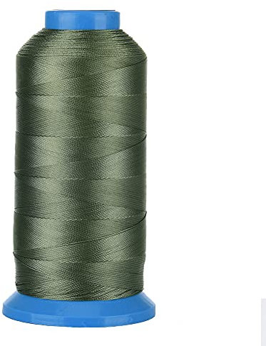 Selric [1500 Yards / 20 Farben verfügbar] UV-beständiges, hochfestes Polyester-Faden II #69 T70 Größe 210D/3 für Polstermöbel, Outdoor, Markt, Drapery, Perlen, Geldbörsen, Leder armee-grün