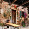 Fototapete 3D Tapete Kinderzimmer Deko Mediterrane Straße Straße Blick Tapeten Vliestapete Wandbilder Schlafzimmer Wanddeko Wohnzimmer Wandgemälde
