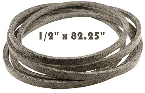 Courroie d'entraînement du carter de tondeuse à gazon pour Husqvarna 531300773 532140067 531300768;Craftsman 24103; Jonsered 532140294; Simplicity 108209;Toro 119-8821 0.5x 82.25 Fabriqué en Kevlar