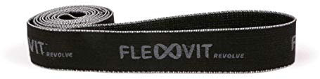FLEXVIT Revolve Elite (Schwarz) - Sehr Starker Widerstand für Pull-Up-Unterstützung, Fortgeschrittenes Krafttraining und Intensive Übungen, Hautfreundlich, Robust und Vielseitig für Profis