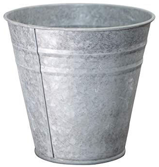Antikas - Pot de fleurs, petit pot en zinc antique, seau de table, pot en zinc.