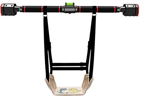 Klimmzugstange Tragbare Pull-up-Bar, Sperrtür Horizontalstange Und Schaukel-Set, Indoor-Kraft-Trainingsstange Home Gym Fitnessgeräte, 68-140 cm (Size : 88-113CM)
