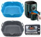2 Pcs Silicone Air Fryer Liner Pot, Reusable Airfryer Liners, Heat Resistant Non-Stick Food Tray Mats with Handle 8 for Kitchen Accessories,for Ninja,Tower,COSORI,Air Fryer Oven Microwave(Square)